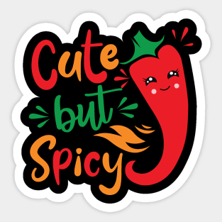 Chili Cute But Spicy Sticker